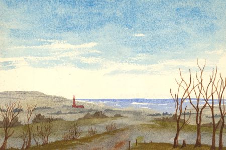 Ronald A. Broad - 20th Century Watercolour, Landscape in Winter