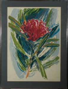 Robert Griffiths - Contemporary Silkscreen, Telopea Oreades