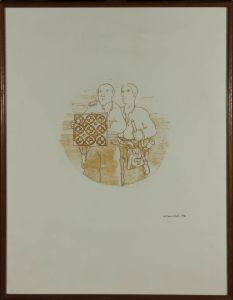 Toni Casalonga (b.1938) - Framed 1976 Etching, The Workmen