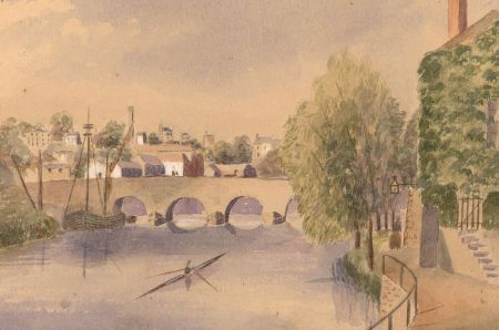 Late 19th Century Watercolour - Study of Maidstone
