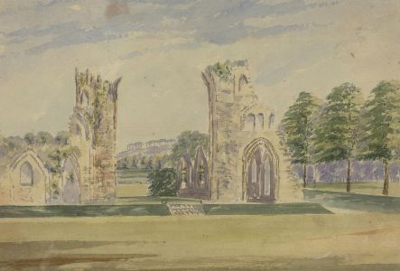 Late 19th Century Watercolour - Tintern Abbey