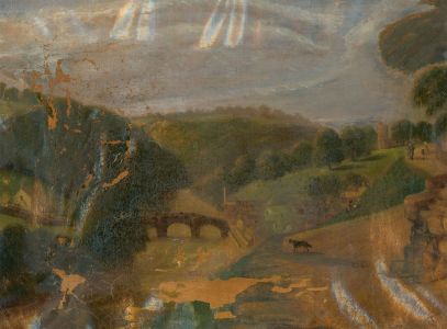 Mid 19th Century Oil - Landscape For Restoration