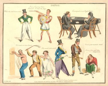 Henry Thomas Alken (1785-1851) - Early 19th Century Etching, Popular Songs XI