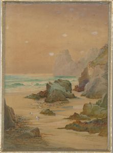 Tracey Dyke Hart (1871-1931) - Signed & Framed c.1900 Watercolour, Seascape