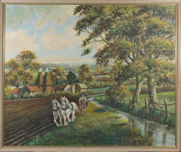 Gerald S. Lake - Signed & Framed Mid 20th Century Oil, Golden Hour