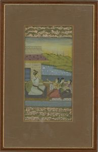 Indian Miniatures - Late 19th Century Gouache, Offering A Drink