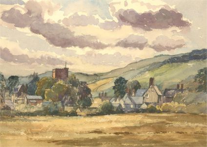 Mary Williams RWA (1911-2002) - 1962 Watercolour, Abbotsbury, Dorset