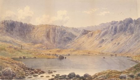 William Taylor Longmire (1841-1914) - 1872 Watercolour, Mountainous Landscape