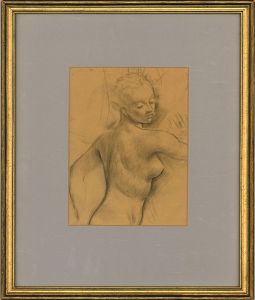 Alfred Kingsley Lawrence RA (1893-1975) - Graphite Drawing, Nude Figure Study
