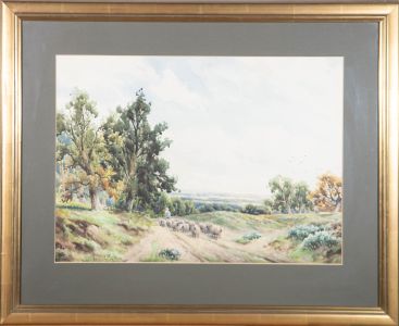 Richard William Halfknight (1855-1925) - Watercolour, Ludshott Common