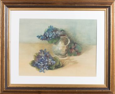 James Valentine Jelley  (1856-1943) - 1916 Watercolour, Hydrangeas