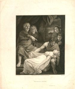 John Hall (1739-1797) - 1796 Engraving, The Death Of Sapphira