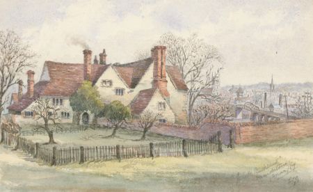 1887 Watercolour - Great Buckland, Maidstone