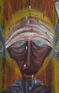 Mircea Marosin (1921-2007) - Mid 20th Century Acrylic, Head Study