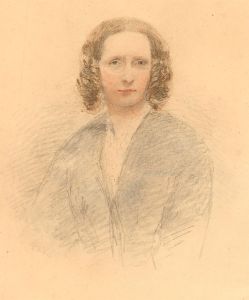 Late 19th Century Watercolour - Portrait of a Victorian Lady