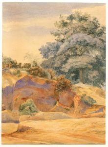 Early 20th Century Watercolour - Dusty Landscape