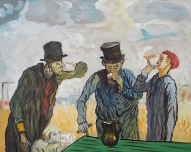 20th Century Oil - Four Impressionist Canvases