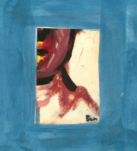 Ben Carrivick - A Trio of Signed Contemporary Acrylics, Cropped Portraits
