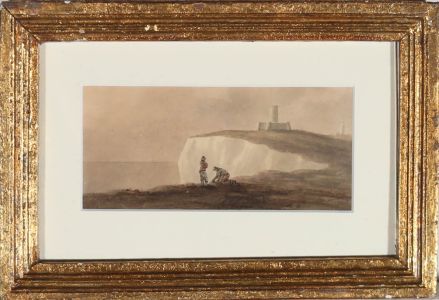 Henry Parke (ca. 1790 - 1835) - Signed Mid 20th Century Watercolour, Chalk Cliff
