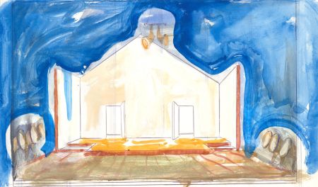 Mircea Marosin (1921-2007) - Contemporary Watercolour, Set Design