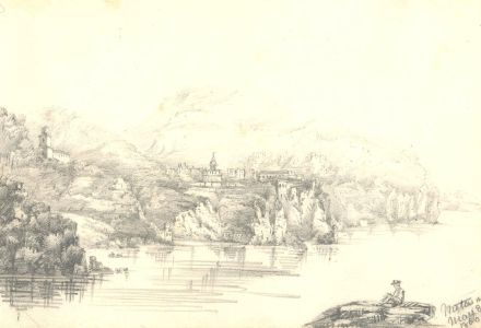 Early 19th Century Lithograph - Riverside View