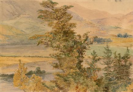 Late 19th Century Watercolour - View of the Valley