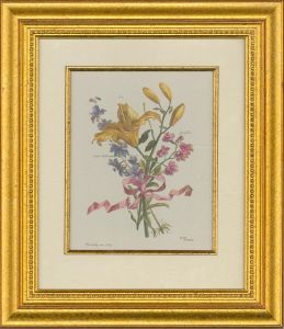 Nicolas Robert (1610-1685) - Contemporary Digital Print, Giroflee et Lis