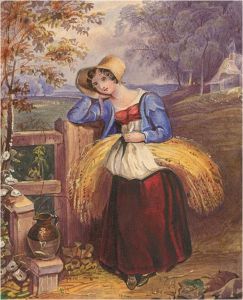 Catherine Board - Early 19th Century Watercolour, A Country Girl