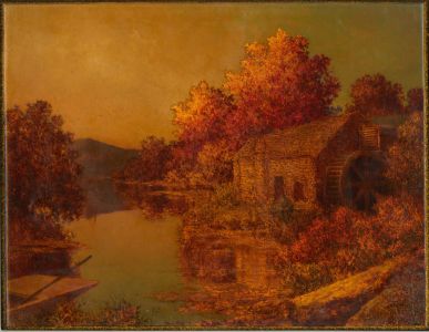 S Wesley - Mid 20th Century Oil, Dazed Sunset