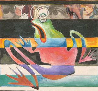 Mircea Marosin (1921-2007) - 20th Century Mixed Media, Technicolour Frog