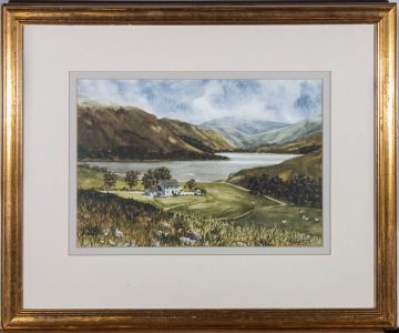 S. Harling - Framed 20th Century Watercolour, Lake District Landscape