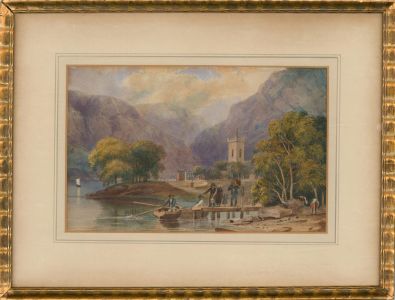 Late 19th Century Watercolour - Boat Ride