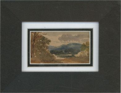 Attrib. Joshua Cristall (1767-1847) - 19th Century Watercolour, autumn Hills