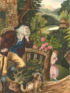 Sophia Stansbury - 1827 Watercolour, The Start of the Journey