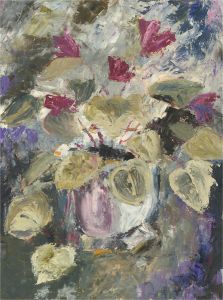 20th Century Oil - Floral Still Life