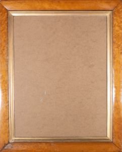 1845 Picture Frame - Large Period Bird's Eye Maple Frame