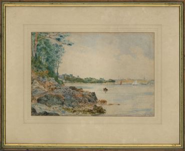 Colonel A. Bambuggs - Signed & Framed 1866 Watercolour, Simonstown