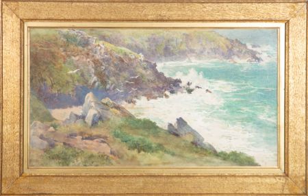 Emily R Stones (1852-1925) - Late 19th Century Watercolour, Breaking Waves