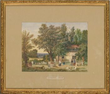 Late 19th Century Watercolour - Chingford Church