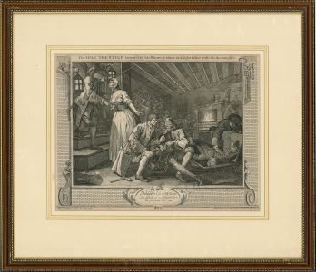 William Hogarth (1697-1764) - Engraving, Industry and Idleness IX