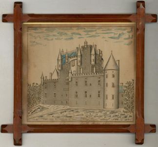 Mid 19th Century Watercolour - Glamis Castle