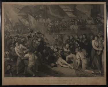 James Heath after Benjamin West - 1811 Engraving, The Death Of Lord Nelson