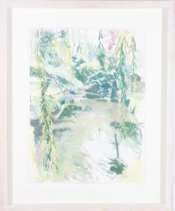 John Blandy - Signed & Framed 2011 Pastel, Seacourt