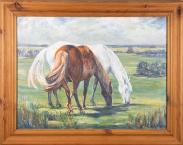 20th Century Oil - Wild Horses Grazing
