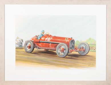 Contemporary Giclee - Winning The Race!