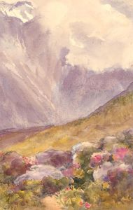 1926 Watercolour - Up in the Mountains