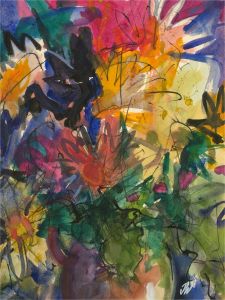 J.W. - Contemporary Watercolour, Explosion of Colour