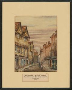 W. Clayton - 1857 Watercolour, The Rose Tavern