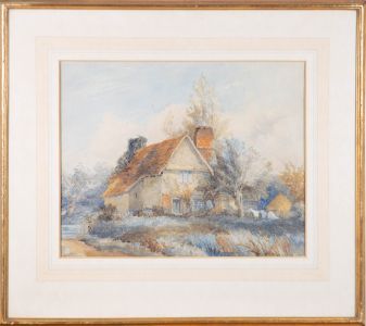 Frederick Brett Russel (1813-1869) - Mid 19th Century Watercolour, The Cottage
