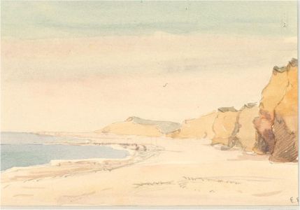 E.E. - Four 20th Century Watercolours, Coastal Scenes